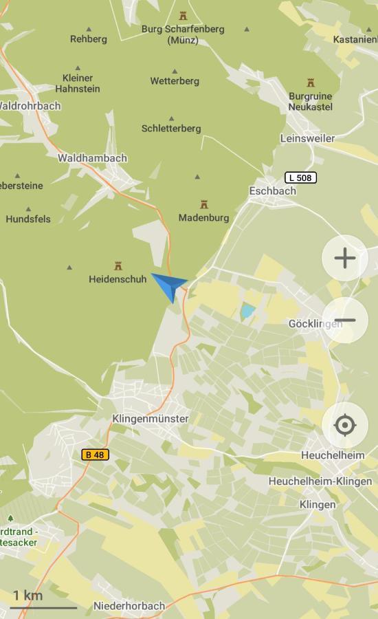 Ferienwohnung Suedliche Weinstrasse Zwischen Wald Und Reben Klingenmünster Kültér fotó